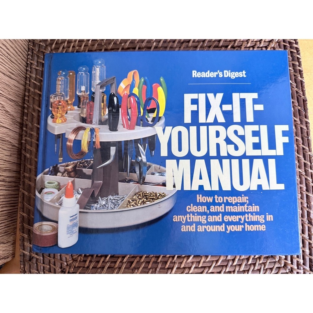 Reader's Digest Fix-It-Yourself Manual 1980 Hardcover Home Repair DIY Guide